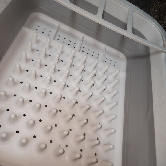 COLLAPSIBLE DUSH DRAINER & SILVERWARE ORGANIZER SET - Picture 3 of 8